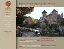 Tablet Screenshot of hotel-stjacques.com